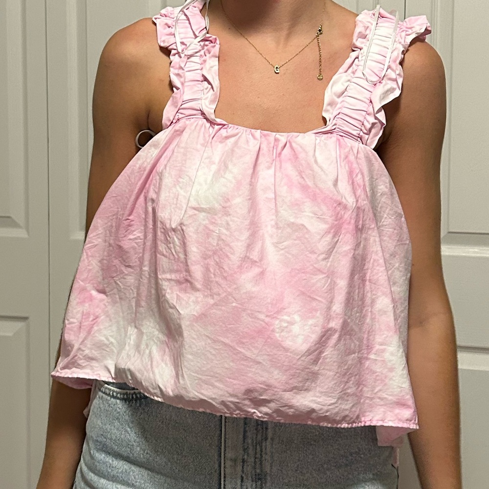 Zara Poplin Top
